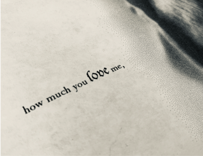 I know how much you love me 2