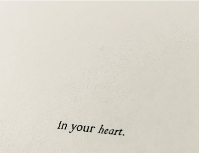 I know how much you love me 6